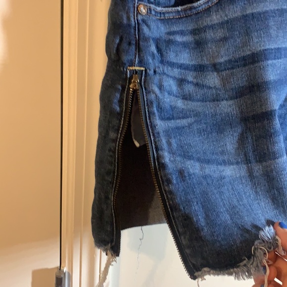 Jean skirt that is so cute but too short on me! - Picture 2 of 2